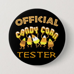 Candy corn Halloween-knapp Knapp