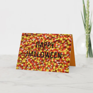 CANDY CORN HALLOWEEN KORT