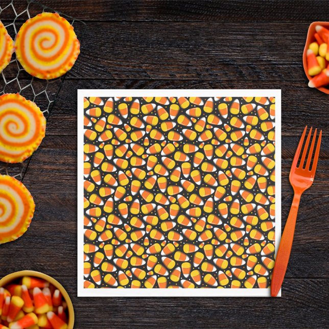 Candy corn Halloween Pappersservett (Skapare uppladdad)