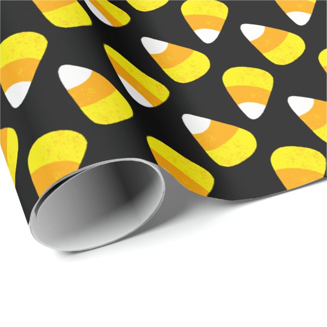 Candy corn Halloween Presentpapper (Rullad Hörn)