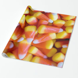 "candy corn" Halloween som SLÅR IN PAPPER Presentpapper