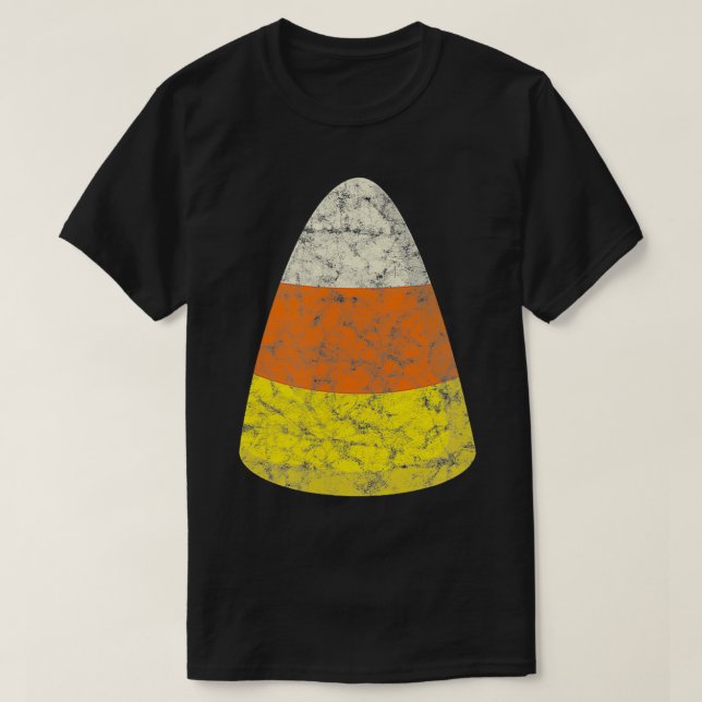 Candy corn Halloween T Shirt (Design framsida)