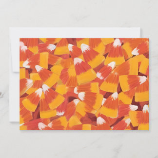 Candy Corn Halloween Tack Kort