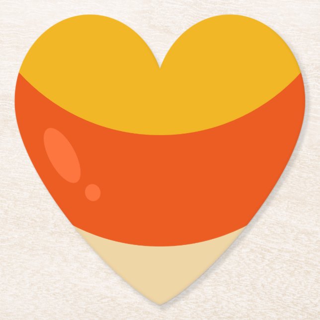 Candy corn Halloween Underlägg Papper (Framsida)