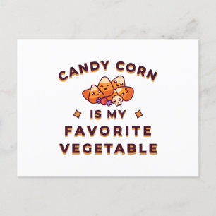 Candy corn Halloween Vykort