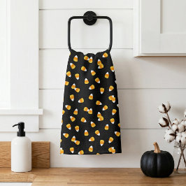 Candy Corn Halloweenfest Kökshandduk