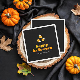 Candy corn Happy halloween Party Pappersservett