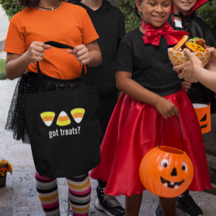 Candy corn Har Treats? Halloween Bus eller godis Tygkasse