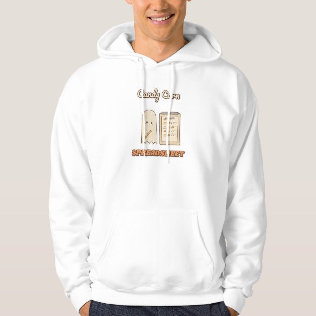 Candy Corn-kalkylblad Hoodie (Framsida)