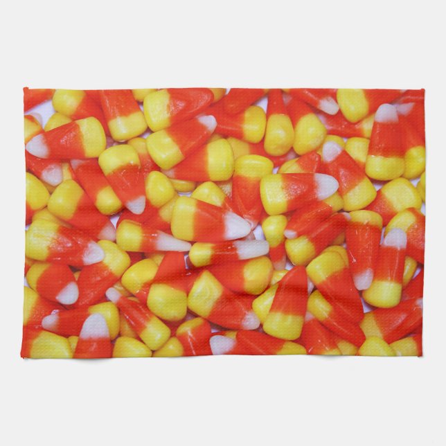Candy corn kökshanddukar (Horisontell)