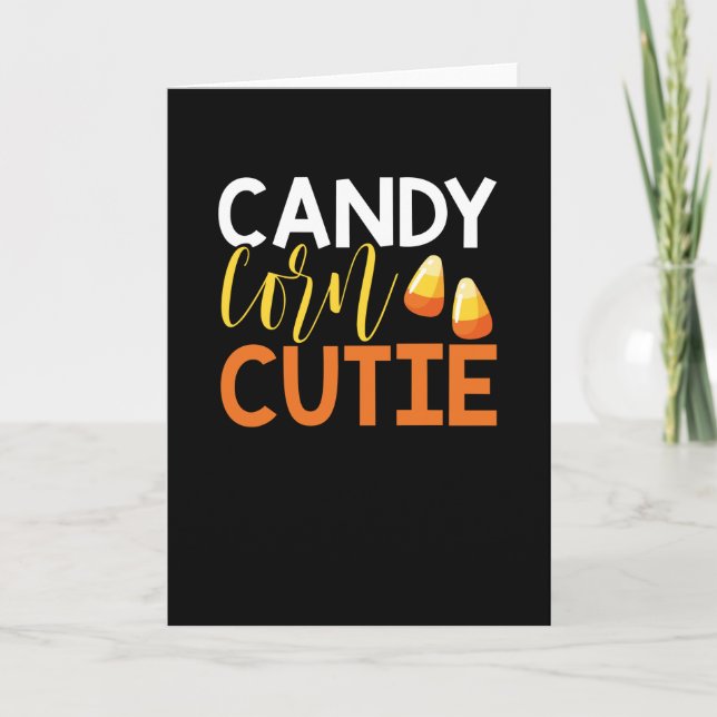 Candy corn kort (Framsida)