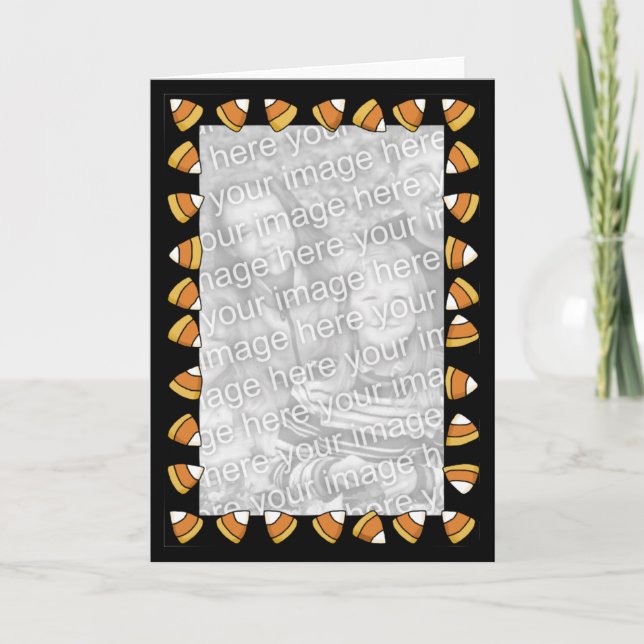 Candy corn kort (Framsida)