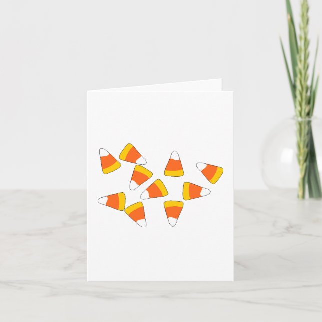 Candy corn kort (Framsida)