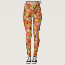 Candy corn leggings
