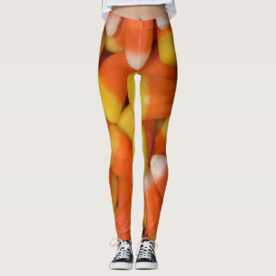 Candy corn leggings