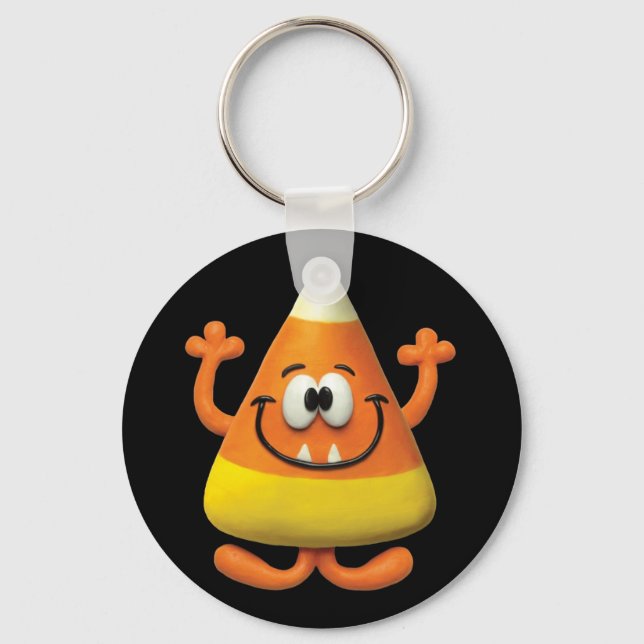 Candy corn Monster Nyckelring (Framsida)