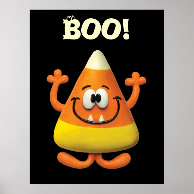 Candy corn Monster Poster (Framsidan)