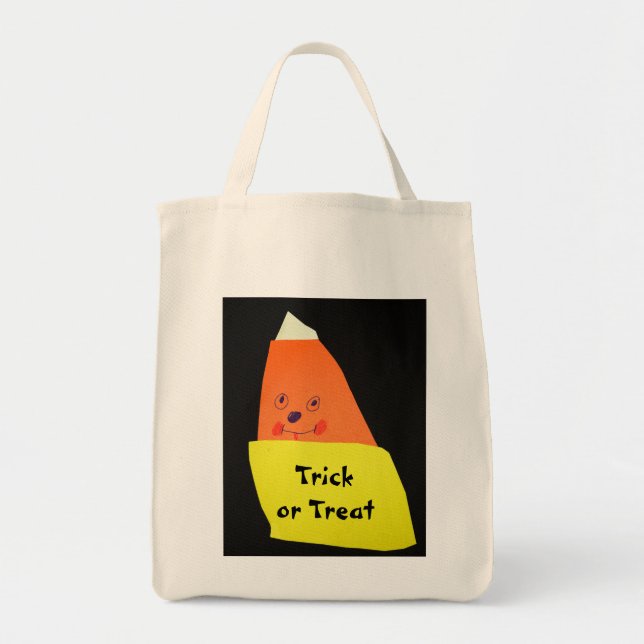 Candy corn Monster Tygkasse (Framsidan)