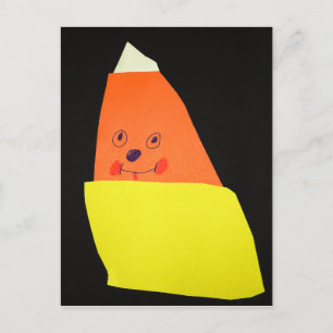 candy corn Monster Vykort