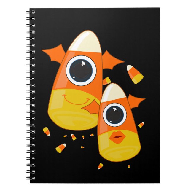 Candy corn Monsters Anteckningsbok (Framsidan)