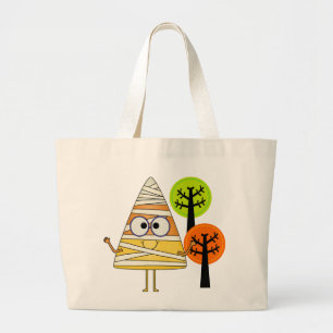 Candy corn Mummy Halloween Jumbo Tygkasse