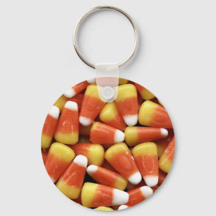 Candy corn-nyckelkedjor - anpassadet nyckelring