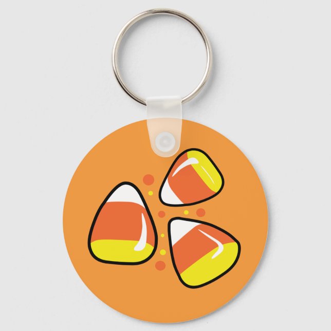 Candy corn nyckelring (Framsida)