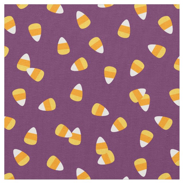 Candy corn på Lila Tyg (Närbild)