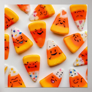 Candy corn Parad Poster