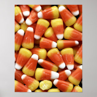 Candy corn poster