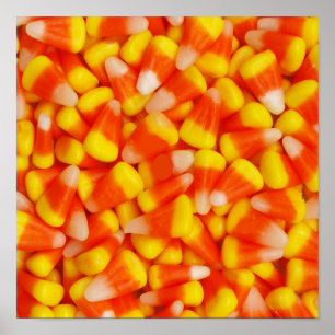 Candy corn poster