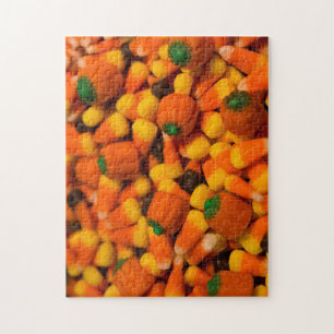 Candy corn Puzzle. Candy, höst, Candy Roligt Pussel