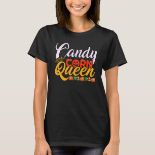 Candy corn Queen Det här är min Halloween-dräkt T Shirt