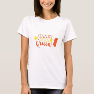 Candy corn Queen Funny Cute Halloween T Shirt