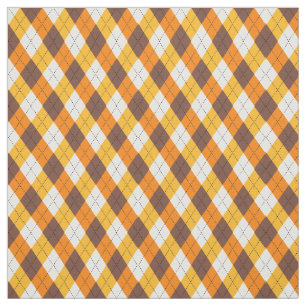 Candy Corn Rutmönster Höst Diamantmönster Tyg