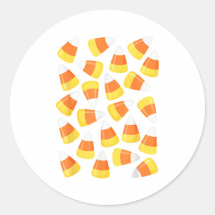 Candy corn Shirt Vuxen Kids Manar Women Candy corn Runt Klistermärke