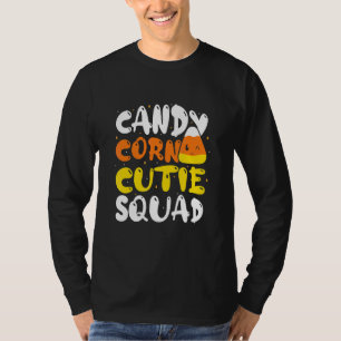Candy Corn Snygginga Sällskapet Halloween Dag Med T Shirt