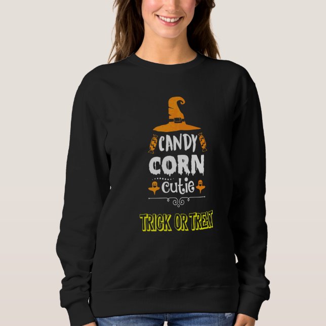 Candy Corn Sötnos Bus eller Buss T Shirt (Framsida)