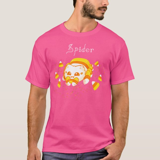 Candy corn Spider T Shirt (Framsida)