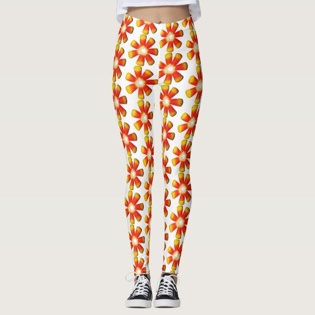 Candy corn Spiral Leggings (Framsida)