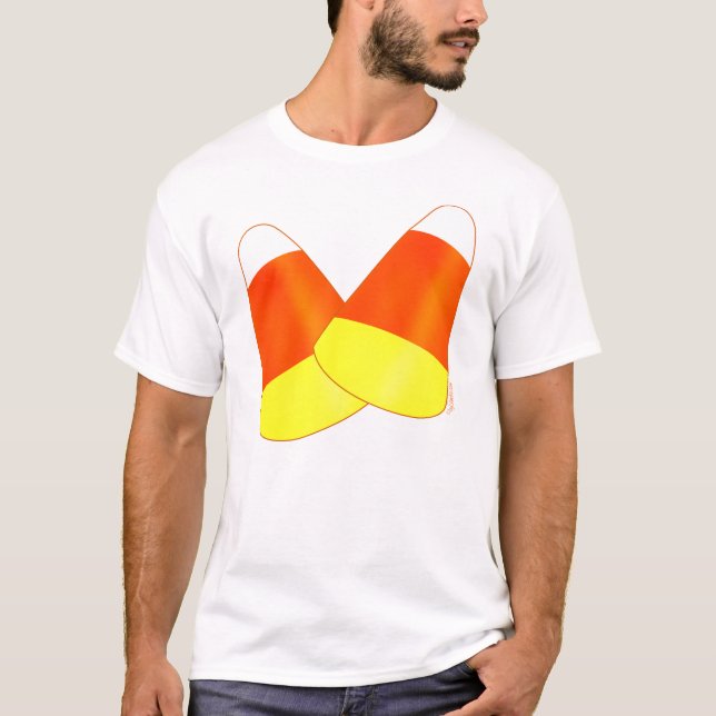 Candy corn tee shirt (Framsida)