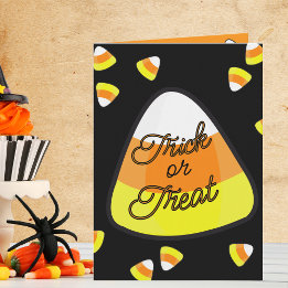 Candy corn Treats Halloween Kort
