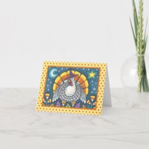 CANDY CORN TURKEY THANKSGIVING GREETING CARD Blank Kort