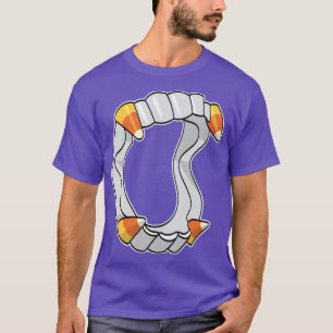 Candy corn Vampire Fangs 2 T Shirt