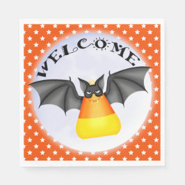 Candy corn Vampire Halloween Napkin Pappersservett