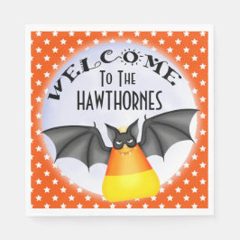Candy corn Vampire Halloween Napkin Pappersservett