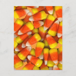 candy corn vykort