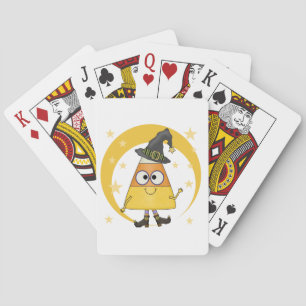 Candy corn Witch Halloween Kortlek