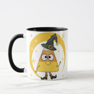 Candy corn Witch Halloween Mugg