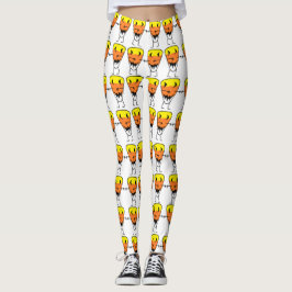 Candy corn Zombie Leggings Halloween Stretch Byxor
